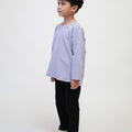 The Early Check - in Collection Boy Teluk Belanga in Lilac - Umbi