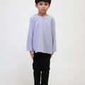 The Early Check - in Collection Boy Teluk Belanga in Lilac - Umbi