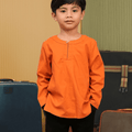 The Early Check - in Collection Boy Teluk Belanga in Orange - Umbi
