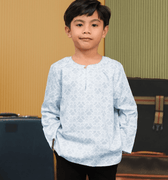 The Early Check - in Collection Boy Teluk Belanga in Snowflake Print - Umbi