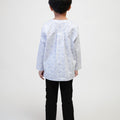 The Early Check - in Collection Boy Teluk Belanga in Snowflake Print - Umbi