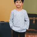 The Early Check - in Collection Boy Teluk Belanga in Snowflake Print - Umbi