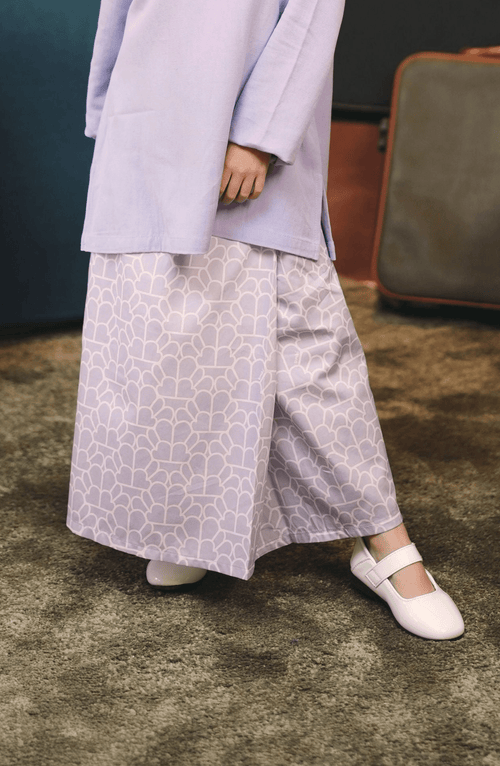 The Early Check-in Collection Girl Classic Skirt in Ballroom Print