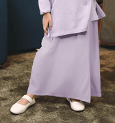 The Early Check - in Collection Girl Classic Skirt in Lilac - Umbi
