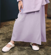 The Early Check - in Collection Girl Classic Skirt in Lilac - Umbi