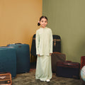 The Early Check - in Collection Girl Classic Skirt in Mint Green - Umbi