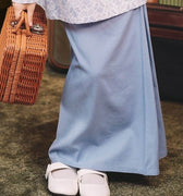 The Early Check - in Collection Girl Classic Skirt in Periwinkle Blue - Umbi