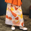 The Early Check - in Collection Girl Classic Skirt in Playroom Print - Umbi