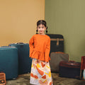 The Early Check - in Collection Girl Classic Skirt in Playroom Print - Umbi