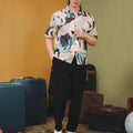 The Early Check - in Collection Men Hawaii Shirt in Lighthouse Print - Umbi