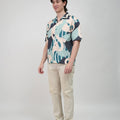 The Early Check - in Collection Men Hawaii Shirt in Lighthouse Print - Umbi