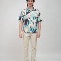 The Early Check - in Collection Men Hawaii Shirt in Lighthouse Print - Umbi