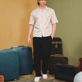 The Early Check - in Collection Men Hawaii Shirt in Meadow Print - Umbi
