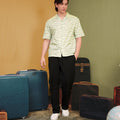 The Early Check - in Collection Men Hawaii Shirt in Meadow Print - Umbi