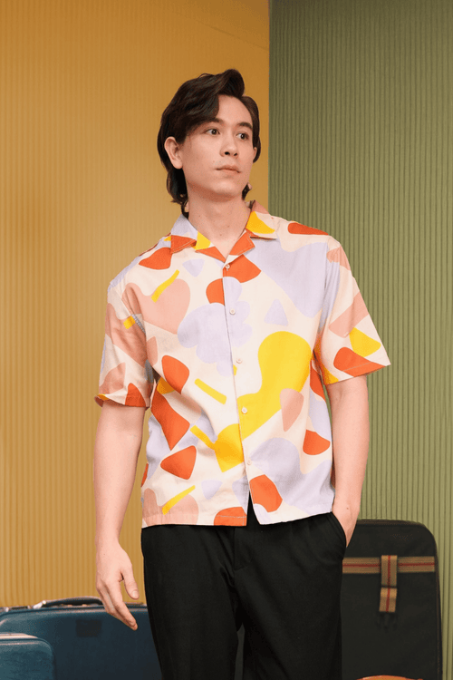 The Early Check-in Collection Men Hawaii Shirt in Playroom Print