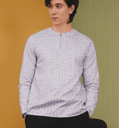 The Early Check - in Collection Men Teluk Belanga in Ballroom Print - Umbi