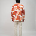 The Early Check - in Collection Men Teluk Belanga in Cranberry Print - Umbi