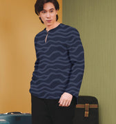 The Early Check - in Collection Men Teluk Belanga in Ombak Print - Umbi