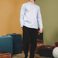 The Early Check - in Collection Men Teluk Belanga in Snowflake Print - Umbi