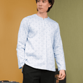 The Early Check - in Collection Men Teluk Belanga in Snowflake Print - Umbi
