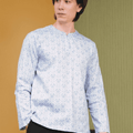The Early Check - in Collection Men Teluk Belanga in Snowflake Print - Umbi