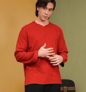 The Early Check - in Collection Men Teluk Belanga in Terracotta - Umbi