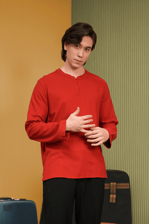 The Early Check-in Collection Men Teluk Belanga in Terracotta