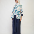 The Early Check - in Collection Women 2 - IN - 1 Kebaya Top in Lighthouse Print - Umbi