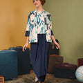 The Early Check - in Collection Women 2 - IN - 1 Kebaya Top in Lighthouse Print - Umbi