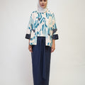 The Early Check - in Collection Women 2 - IN - 1 Kebaya Top in Lighthouse Print - Umbi