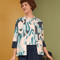 The Early Check - in Collection Women 2 - IN - 1 Kebaya Top in Lighthouse Print - Umbi