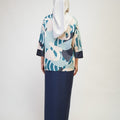 The Early Check - in Collection Women 2 - IN - 1 Kebaya Top in Lighthouse Print - Umbi