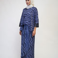 The Early Check - in Collection Women 2 - IN - 1 Kebaya Top in Ombak Print - Umbi