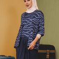 The Early Check - in Collection Women 2 - IN - 1 Kebaya Top in Ombak Print - Umbi