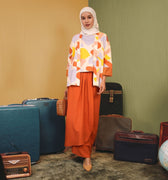 The Early Check - in Collection Women 2 - IN - 1 Kebaya Top in Playroom Print - Umbi