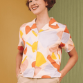 The Early Check - in Collection Women Casual Top in Playroom Print - Umbi