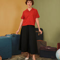 The Early Check - in Collection Women Casual Top in Terracotta - Umbi