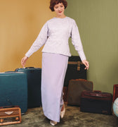 The Early Check - in Collection Women Classic Skirt in Lilac - Umbi