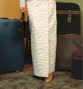 The Early Check - in Collection Women Classic Skirt in Meadow Print - Umbi