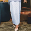 The Early Check - in Collection Women Classic Skirt in Snowflake Print - Umbi