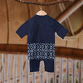 The Embun Collection Baby Boy Baju Melayu 3 - in - 1 in Blue Gemilang Print - Umbi