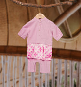 The Embun Collection Baby Boy Baju Melayu 3 - in - 1 in Mawar Print - Umbi