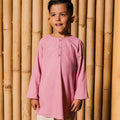 The Embun Collection Boy Kurta in Lavender Pink - Umbi