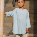 The Embun Collection Boy Kurta in Sky Blue - Umbi
