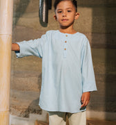 The Embun Collection Boy Kurta in Sky Blue - Umbi