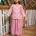The Embun Collection Girl Instant Pareo Skirt in Lavender Pink - Umbi