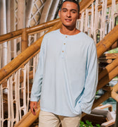 The Embun Collection Men Kurta in Sky Blue - Umbi