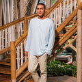 The Embun Collection Men Kurta in Sky Blue - Umbi