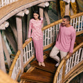 The Embun Collection Women Classic Skirt in Lavender Pink - Umbi