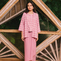 The Embun Collection Women Kebaya 2 - in - 1 in Checked Pink - Umbi